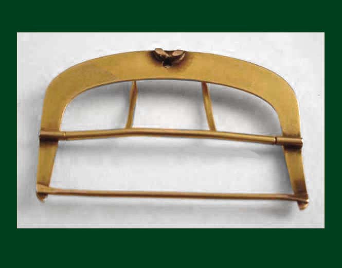 Victorian 14K Gold Buckle with Diamond Back