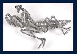 Boucher Praying Mantis Pin