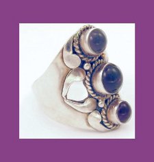 Sterling and Amethyst Ring