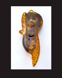 Apple Juice and Black Bakelite Clip Signature