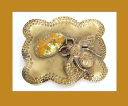 Arts and Crafts Bee Sash Pin