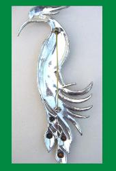 Rhinestone Bird of Paradise Pin Back