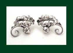 Nino Bisso Handwrought Sterling Earrings