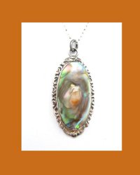 Sterling Blister Pearl Pendant