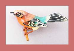 Takahashi Bluebird Pin Front