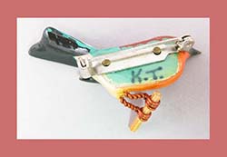 Takahashi Bluebird Pin Back