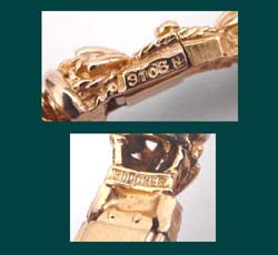 Boucher Gold Toned Choker Necklace Signature