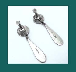 Enamel Bubbles and Sterling Earrings Signature