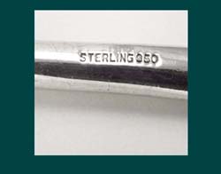 Sterling 950 Cigarette Holder Signature