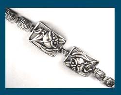 Danecraft Sterling Floral Bracelet