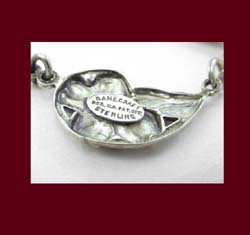Danecraft Sterling Floral Necklace Signature