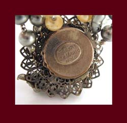 DeMario Glass Pearl Necklace and Earrings Signature