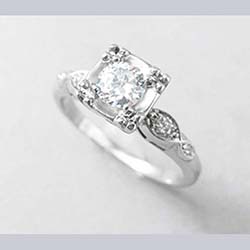 18k Gold Diamond .47 cttw Ring
