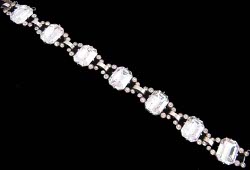 Eisenberg Original Sterling Rhinestone Bracelet