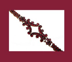 Victorian Bohemian Garnet Bracelet