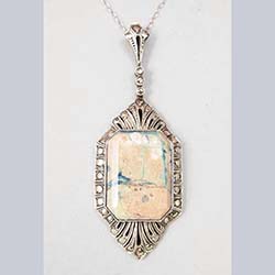 Art Deco .55 ct. Diamond 18k Gold Ring