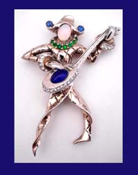 Mandle Arlequin Sterling Pin