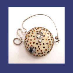 Modernist Double Sided Brooch