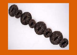 Mosell Enamel Floral Link Bracelet Full View