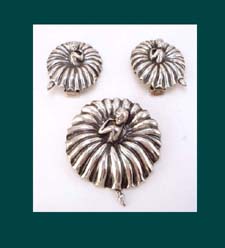 Ballerina Brooch and Earrings by Napier