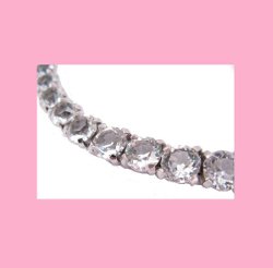Fabulous Rhinestone Choker Necklace Close Up