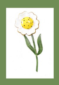 Original by Robert Daisy Enamel Flower Pin