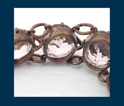 Faceted Rock Crystal Bracelet Back