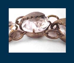 Faceted Rock Crystal Bracelet Close Up