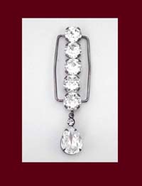 Schreiner Rhinestone Belt Buckle Front