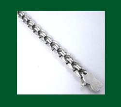 Sterling 1912 Rhinestone Bracelet Signature