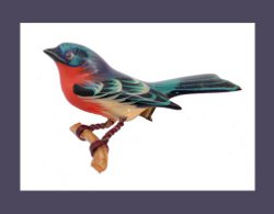 Takahashi Bluebird Pin Front