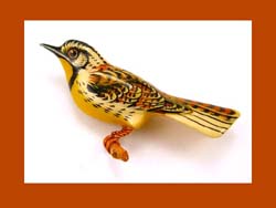 Takahashi Western Meadowlark Pin