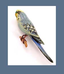 Takahashi Parakeet Bird Pin