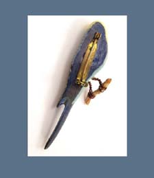 Takahashi Parakeet Bird Pin Back