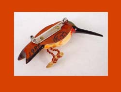 Rivoli Hummingbird Takahashi Pin Back