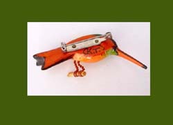 Takahashi Xantus Hummingbird Pin Back
