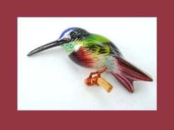 Takahashi Xantus Hummingbird Pin