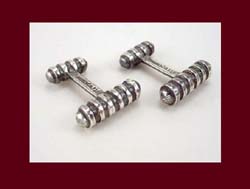 Sterling Silver Bar Cufflinks by Tiffany