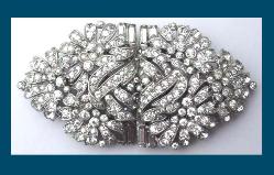 Trifari Rhinestone Clip Mate