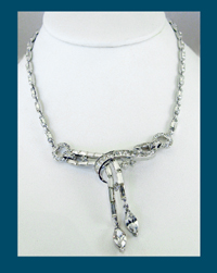 Sparkling Rhinestone Trifari Necklace