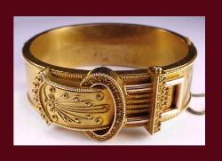 Victorian Crossover Bracelet with Charm Padlock