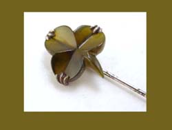 Victorian Clover Stick Pin