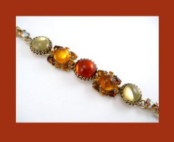 Weiss Colorful Rhinestone Bracelet Front