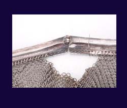 Whiting & Davis Co. Mesh Purse Side