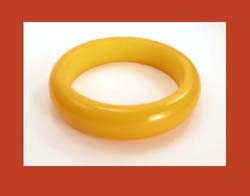 Vibrant Yellow Bakelite Bracelet