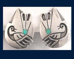 Handcrafted Vintage Dove Sterling Earrings