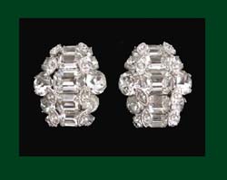 Eisenberg Rhinestone Earrings
