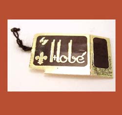 Hobe Wooden Beaded Earrings Hang Tag