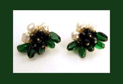 Italian Glass Beaded Earrings