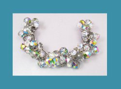 Juliana Aurora Borealis Black Crystal Beaded Bracelet